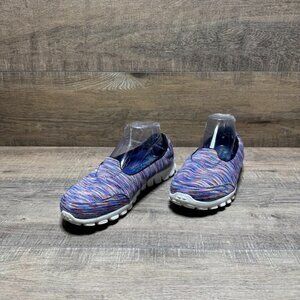 Skechers Multicolor Textile Slip On Sneakers Women's Size 8.5